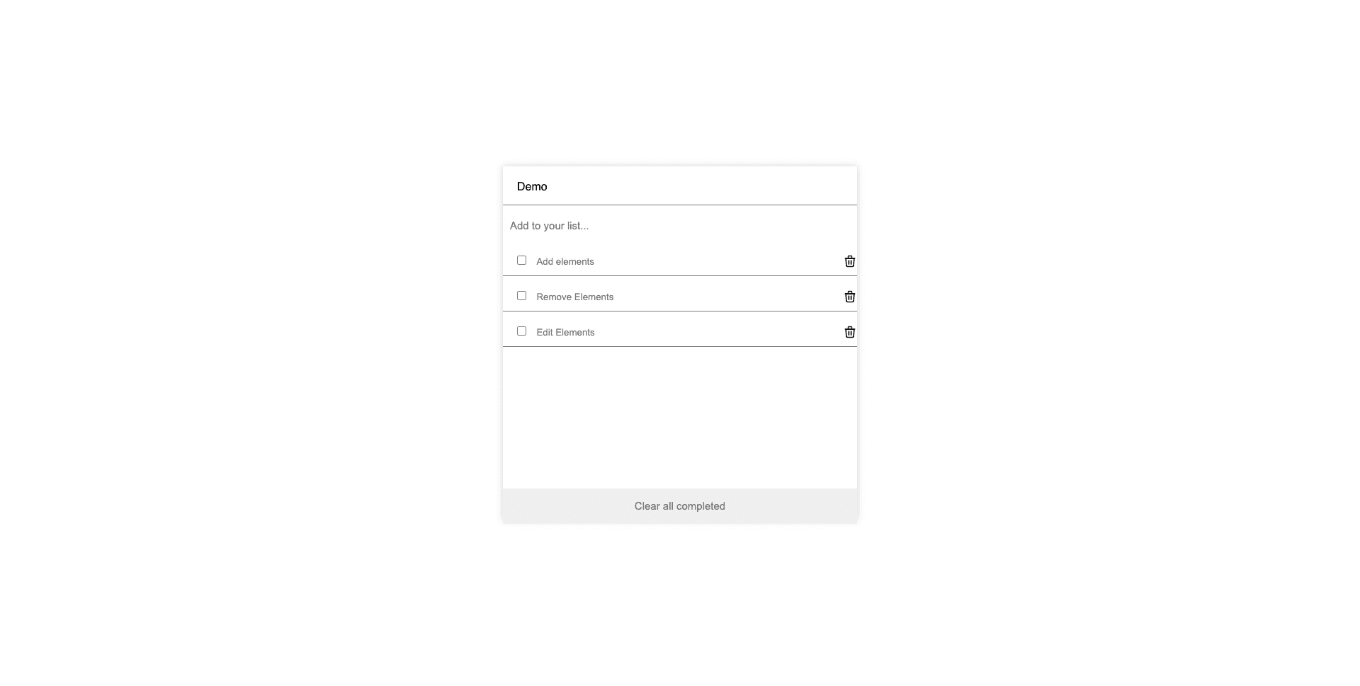 To-do List